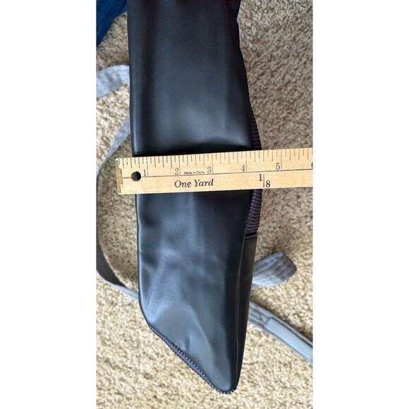 Baggallini Color Blocking Geometric Flap Crossbody Venice Collection Black Gray - Picture 11 of 14